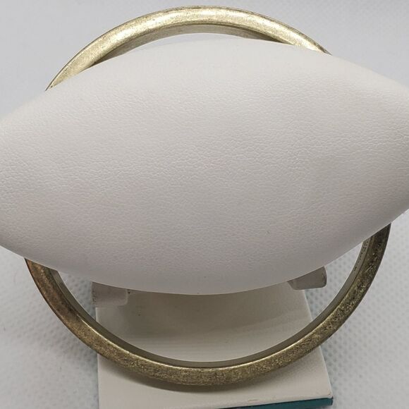 Lia Sophia Cream Rhinestone Bangle Bracelet - Picture 4 of 5